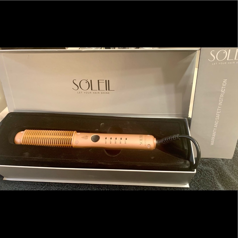 Soleil Styling Comb Rose Gold- bought new, tried few times but not for me!